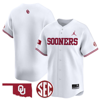 Oklahoma Sooners 2024 Vapor Premier Limited Jersey V2 - SEC Patch - All Stitched