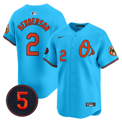 Baltimore Orioles Robinson Patch Vapor Premier Limited Jersey V4 - All Stitched