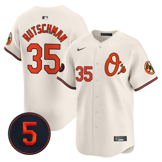 Baltimore Orioles Robinson Patch Vapor Premier Limited Jersey V4 - All Stitched