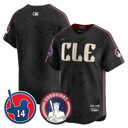 Cleveland Guardians Larry Doby Patch City Connect Vapor Premier Limited Jersey - All Stitched