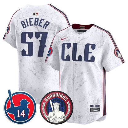 Cleveland Guardians Larry Doby Patch City Connect Vapor Premier Limited Jersey - All Stitched