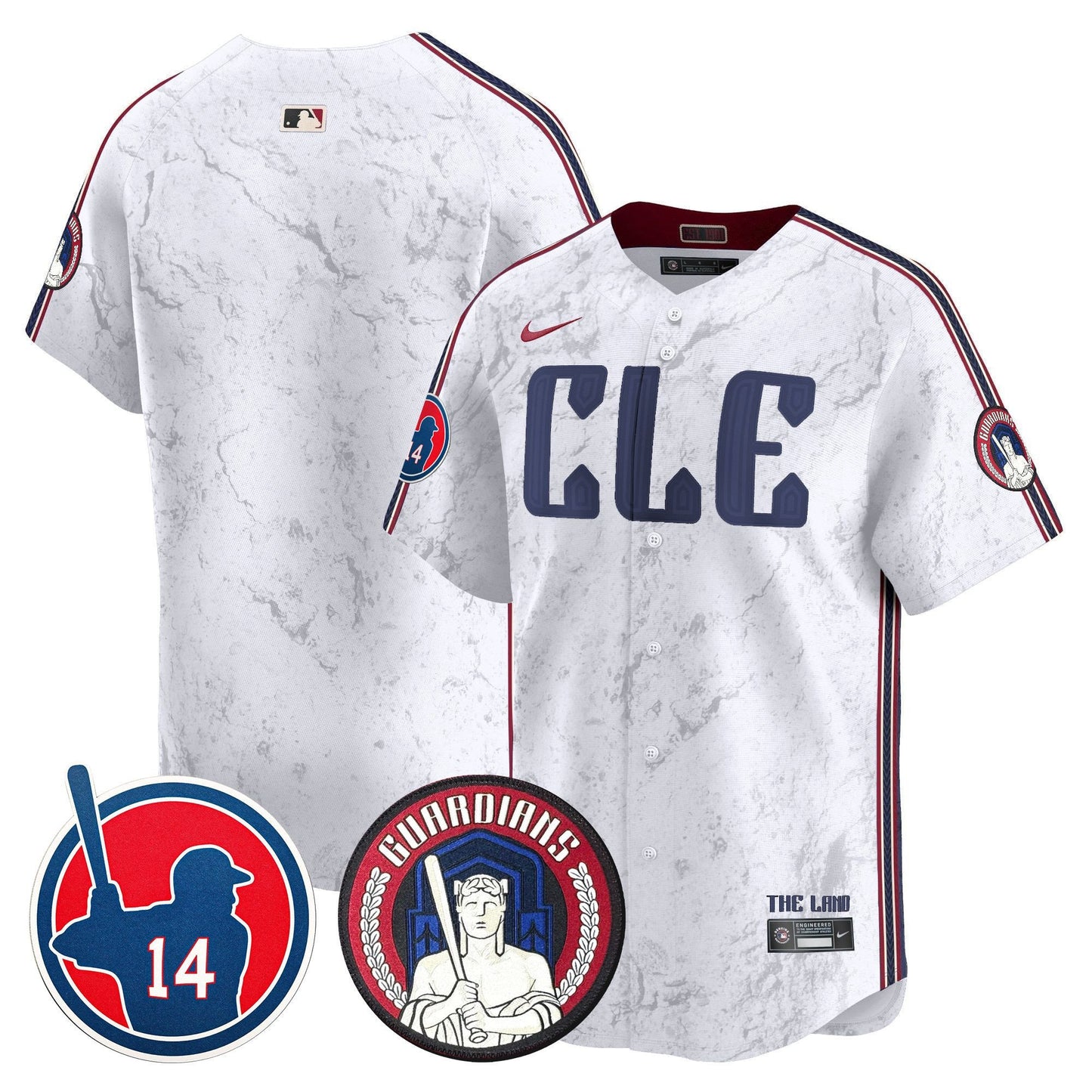 Cleveland Guardians Larry Doby Patch City Connect Vapor Premier Limited Jersey - All Stitched