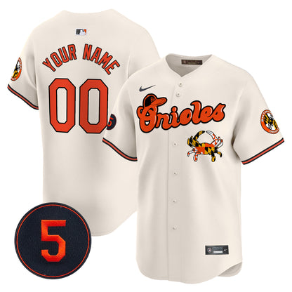 Baltimore Orioles Robinson Patch Vapor Premier Limited Custom Jersey V6 - All Stitched