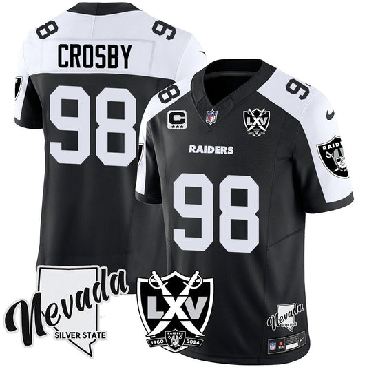 Men's Raiders 2025 Vapor Limited Jersey - 65th Anniversary - All Stitched