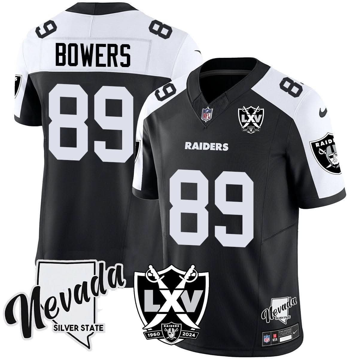 Men's Raiders 2025 Vapor Limited Jersey - 65th Anniversary - All Stitched
