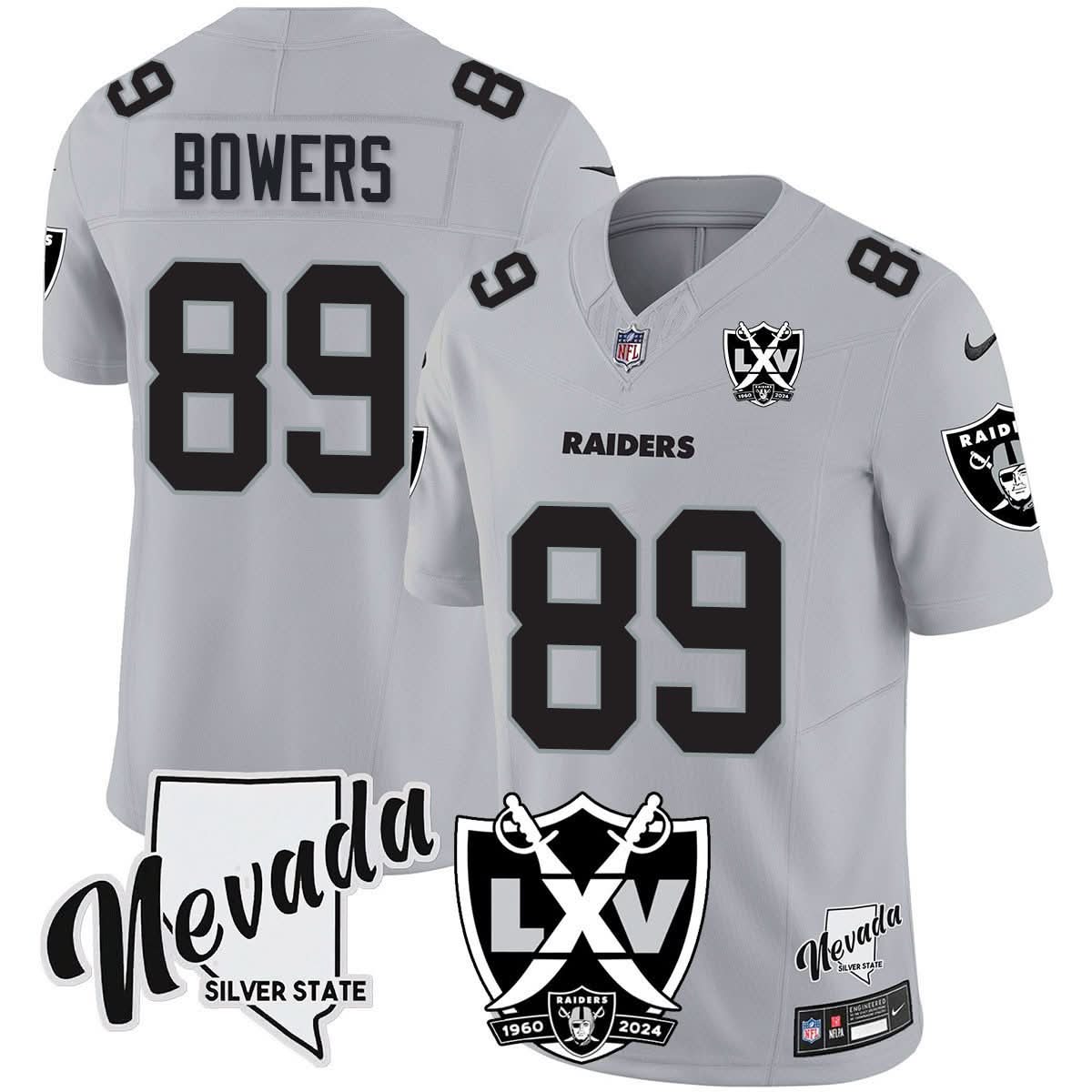 Men's Raiders 2025 Vapor Limited Jersey - 65th Anniversary - All Stitched