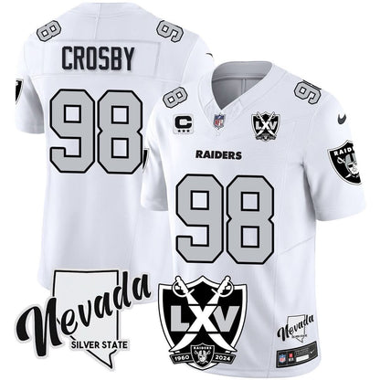Men's Raiders 2025 Vapor Limited Jersey - 65th Anniversary - All Stitched