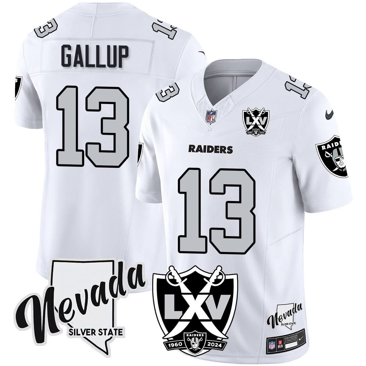 Men's Raiders 2025 Vapor Limited Jersey - 65th Anniversary - All Stitched
