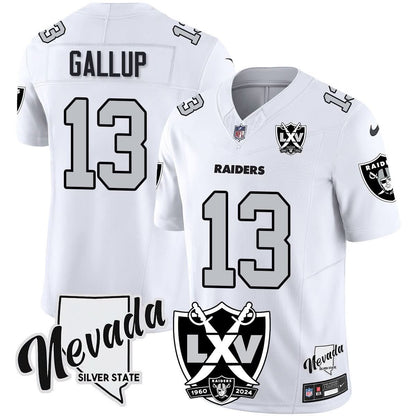 Men's Raiders 2025 Vapor Limited Jersey - 65th Anniversary - All Stitched