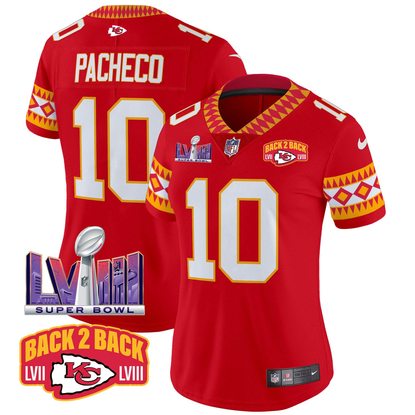 Women's Chiefs Special Vapor Limited Jersey - All Stitched