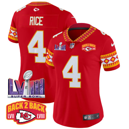 Women's Chiefs Special Vapor Limited Jersey - All Stitched