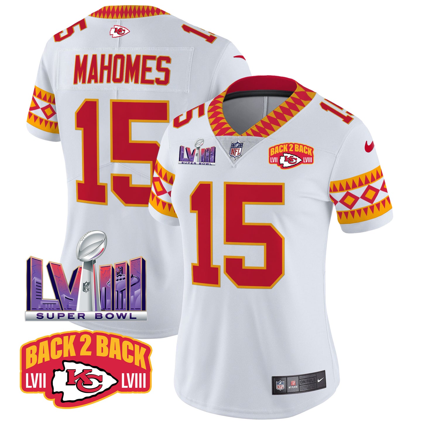 Women's Chiefs Special Vapor Limited Jersey - All Stitched