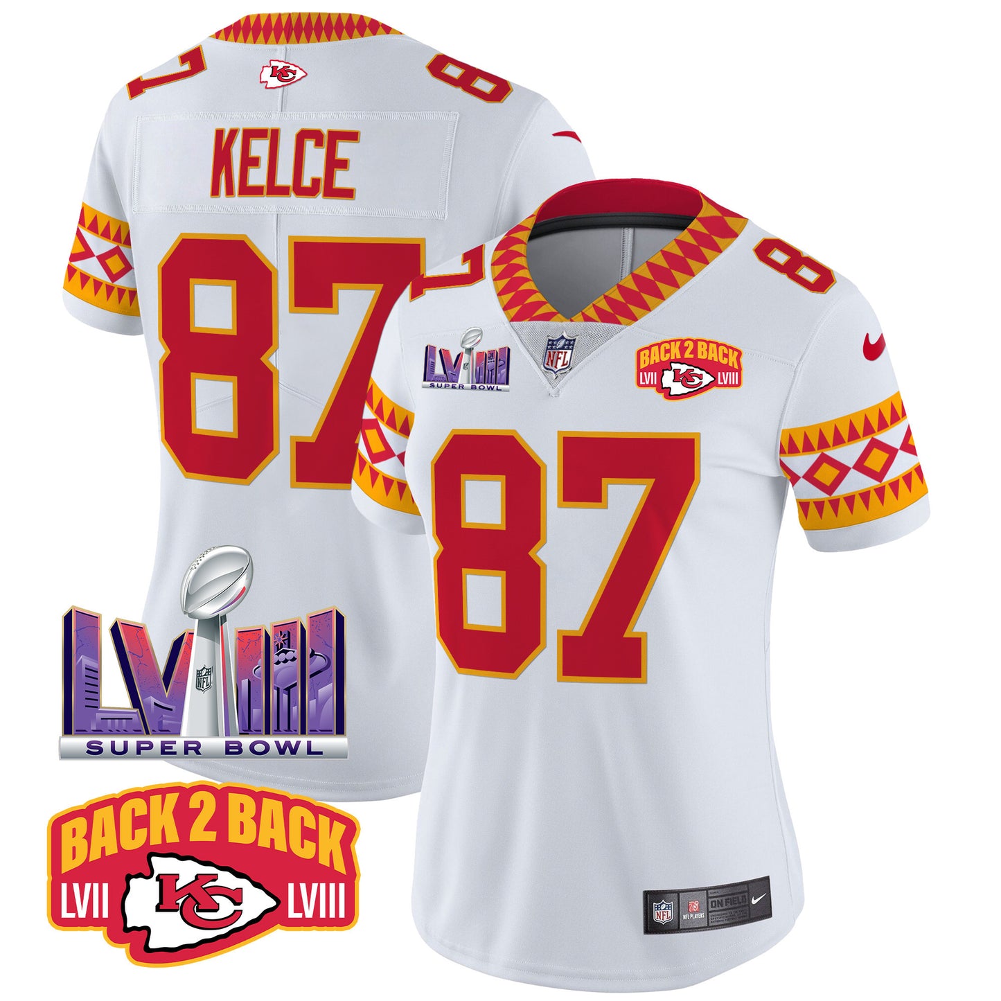 Women's Chiefs Special Vapor Limited Jersey - All Stitched