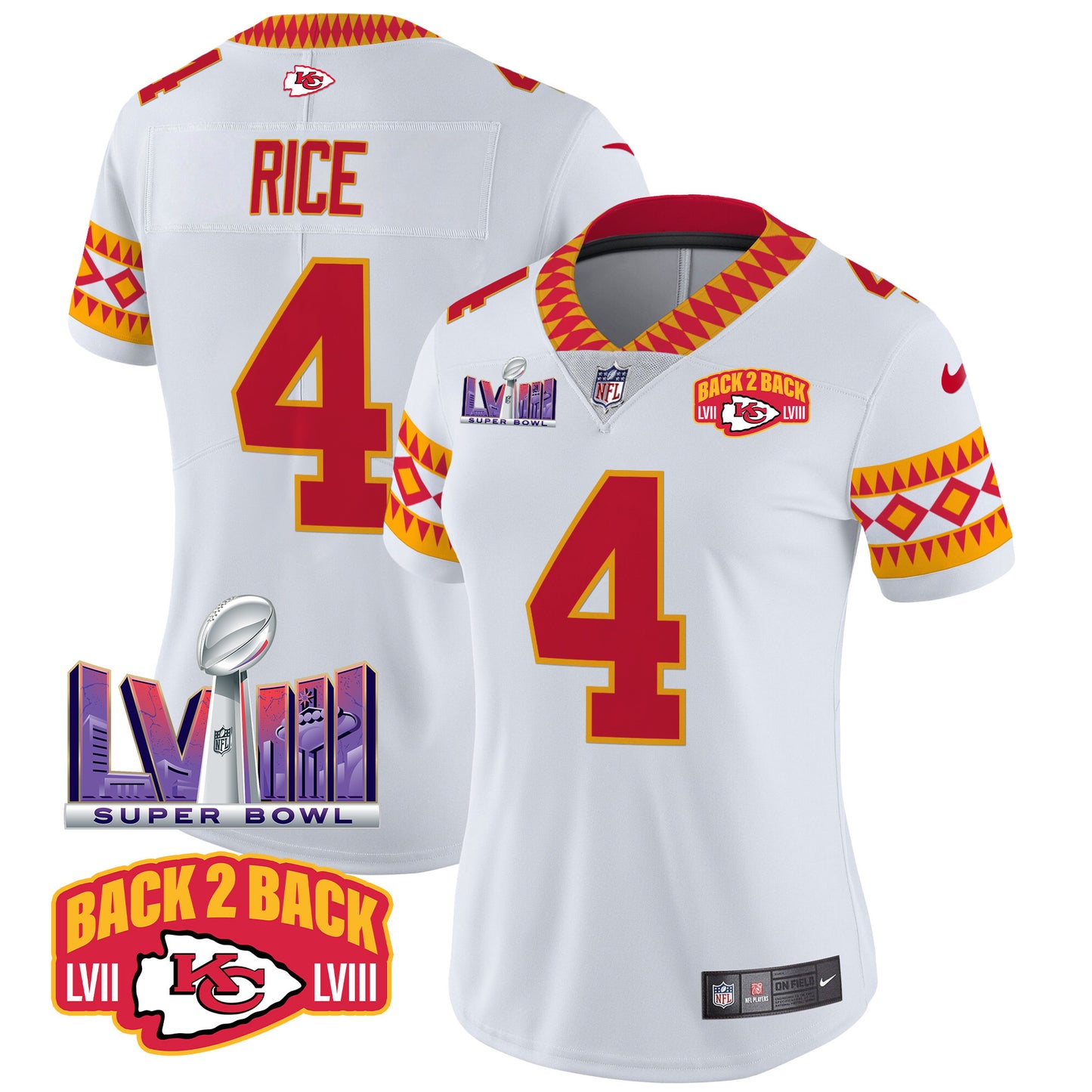 Women's Chiefs Special Vapor Limited Jersey - All Stitched