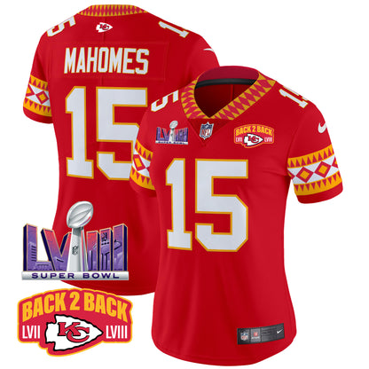 Women's Chiefs Special Vapor Limited Jersey - All Stitched