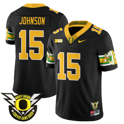 Oregon Ducks 2024 Forever Gang Green Jersey - All Stitched