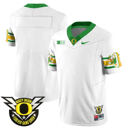 Oregon Ducks 2024 Forever Gang Green Jersey - All Stitched