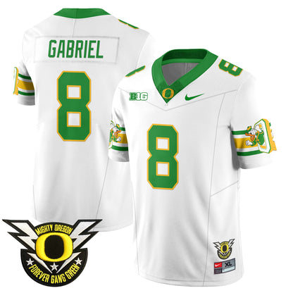 Oregon Ducks 2024 Forever Gang Green Jersey - All Stitched