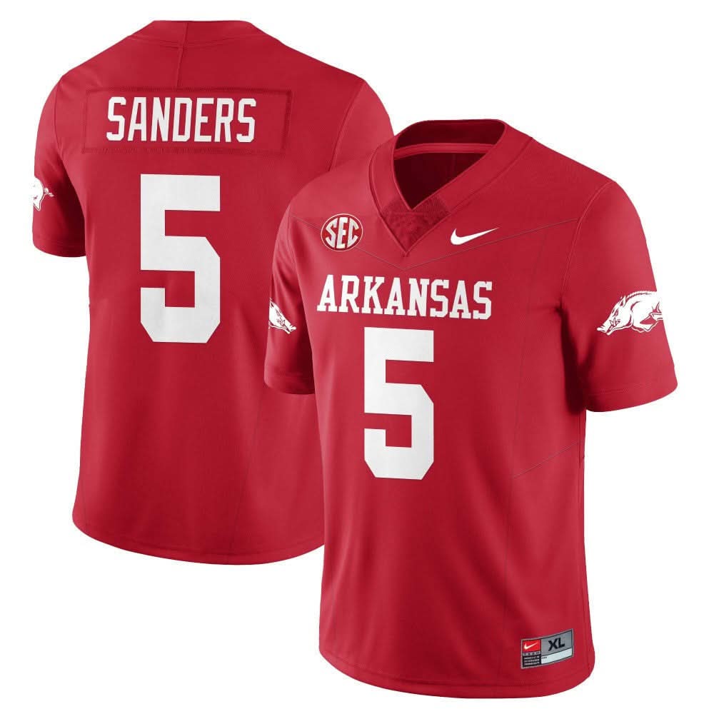 Arkansas Razorback Football 2023 Jersey - All Stitched