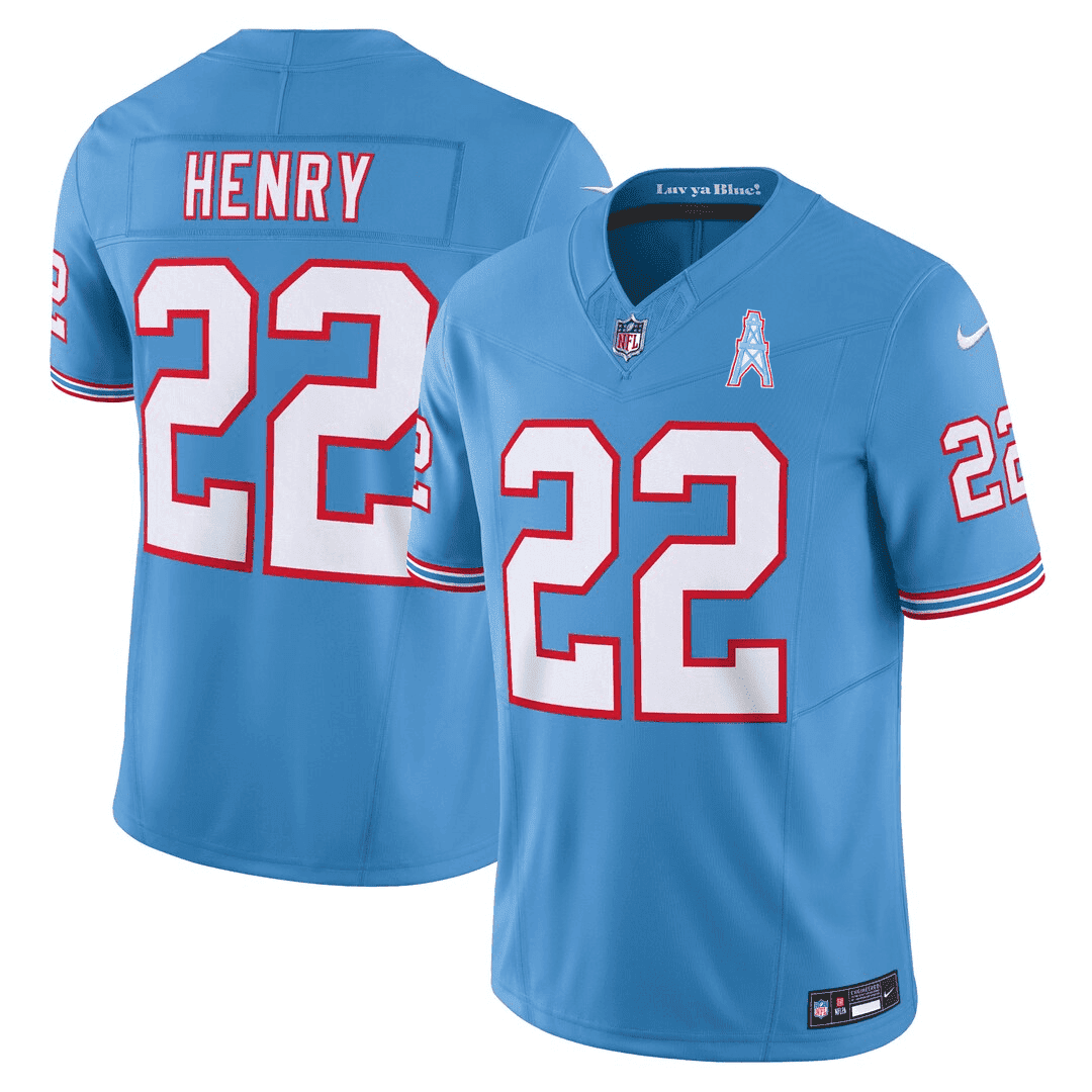 Tennessee Titans Throwback Jersey - All Stitched