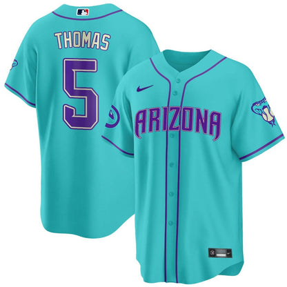 2024 Arizona Diamondbacks Teal Purple Jersey - All Stitched