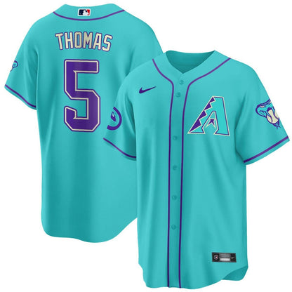 2024 Arizona Diamondbacks Teal Purple Jersey - All Stitched