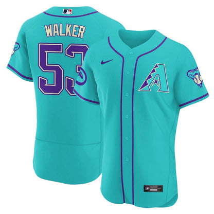 2024 Arizona Diamondbacks Teal Purple Jersey - All Stitched