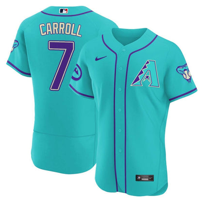 2024 Arizona Diamondbacks Teal Purple Jersey - All Stitched