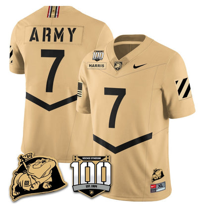 Army Black Knights 100th Anniversary Patch Vapor Jersey - All Stitched