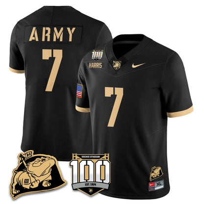 Army Black Knights 100th Anniversary Patch Vapor Jersey - All Stitched