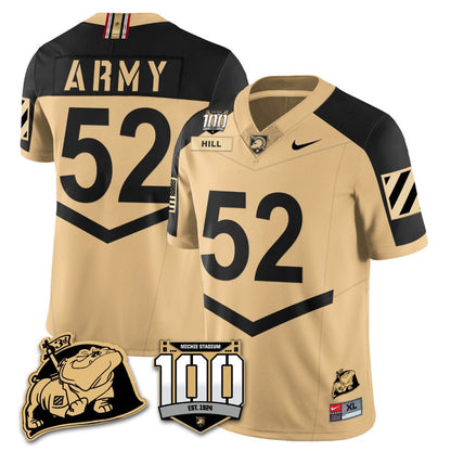 Army Black Knights 100th Anniversary Patch Vapor Jersey - All Stitched