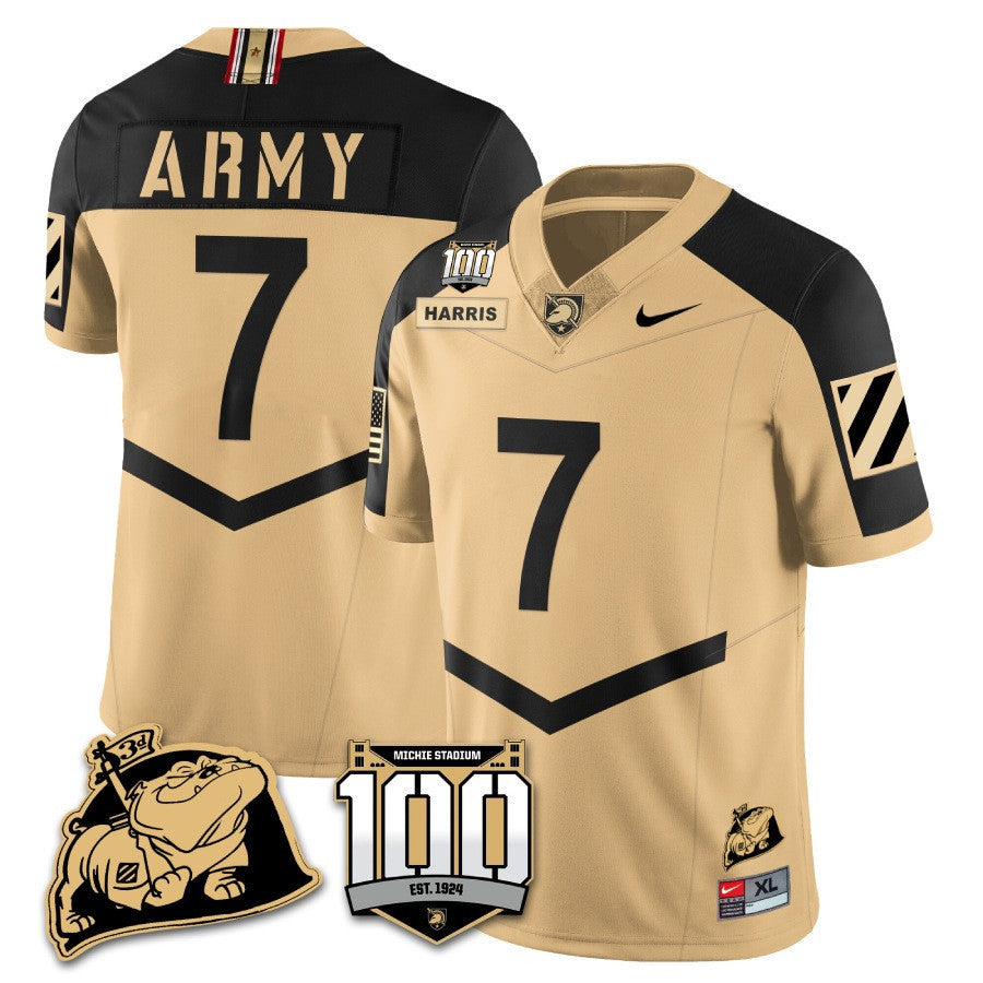 Army Black Knights 100th Anniversary Patch Vapor Jersey - All Stitched