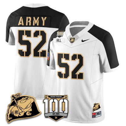 Army Black Knights 100th Anniversary Patch Vapor Jersey - All Stitched