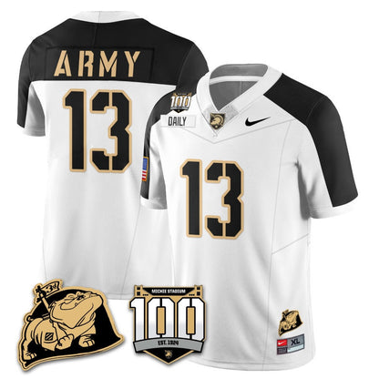 Army Black Knights 100th Anniversary Patch Vapor Jersey - All Stitched