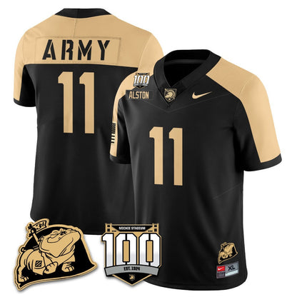 Army Black Knights 100th Anniversary Patch Vapor Jersey - All Stitched