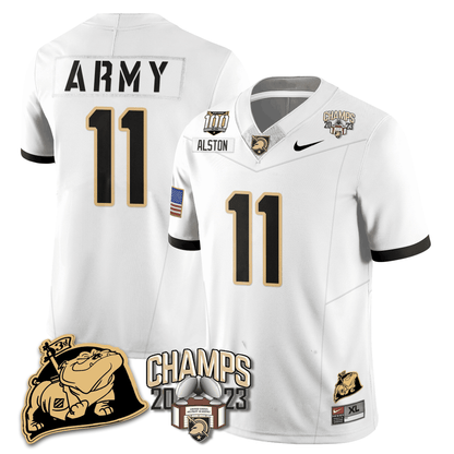 Army Black Knights 2023 CIC Trophy Champion Patch Jersey - All Stitched