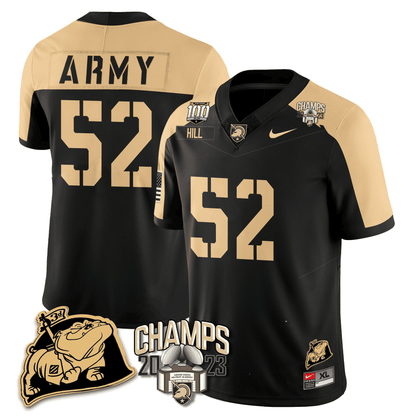 Army Black Knights 2023 CIC Trophy Champion Patch Jersey - All Stitched