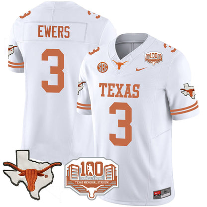 Texas Longhorns 2024 Vapor Limited Jersey - 100 years of Darrell K Royal - All Stitched