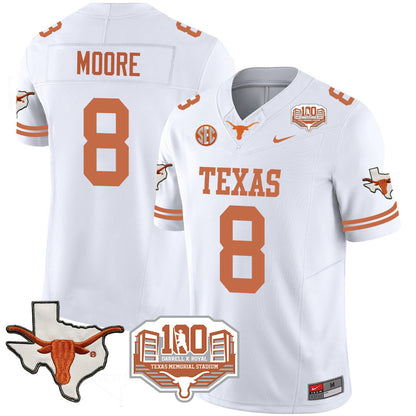 Texas Longhorns 2024 Vapor Limited Jersey - 100 years of Darrell K Royal - All Stitched