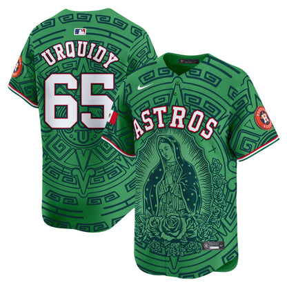 Astros Mexico Guadalupe Vapor Premier Limited Jersey - Printed