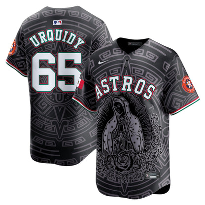 Astros Mexico Guadalupe Vapor Premier Limited Jersey - Printed