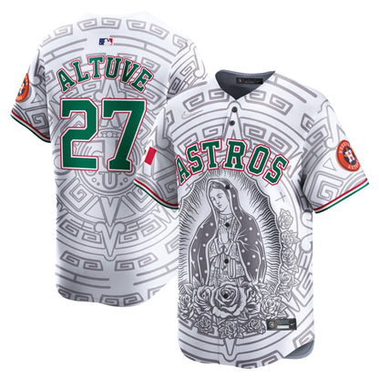 Astros Mexico Guadalupe Vapor Premier Limited Jersey - Printed