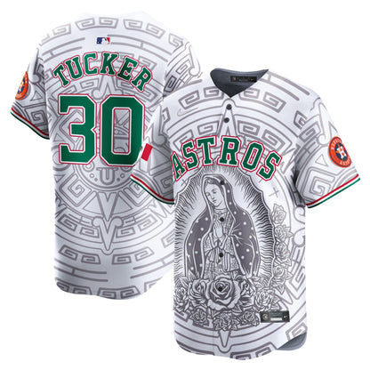 Astros Mexico Guadalupe Vapor Premier Limited Jersey - Printed