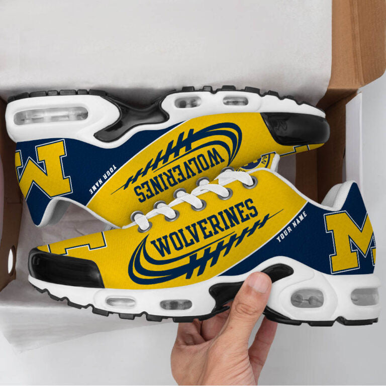 Michigan Wolverines-Custom Name-TN Shoes
