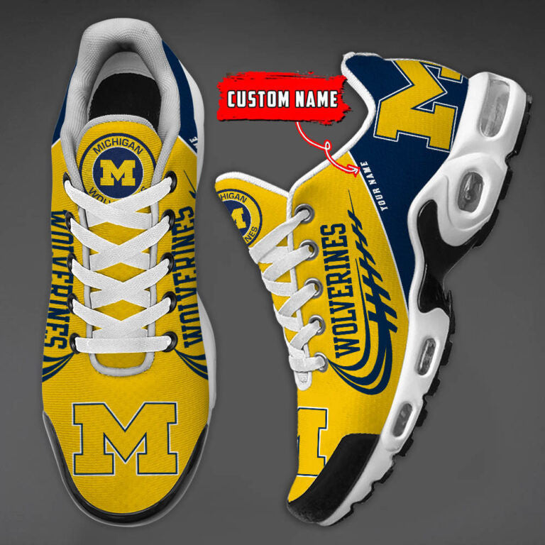 Michigan Wolverines-Custom Name-TN Shoes