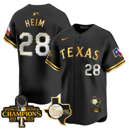 Texas Rangers World Series Champions Vapor Premier Limited Jersey V2 - All Stitched