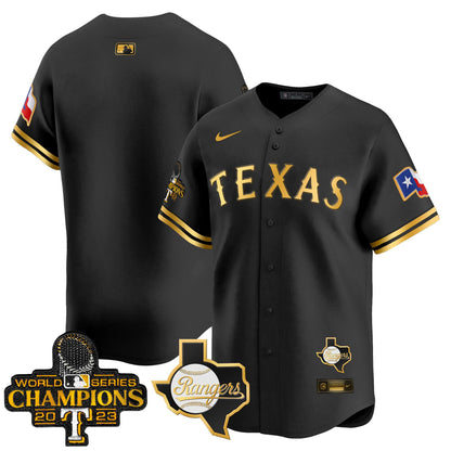 Texas Rangers World Series Champions Vapor Premier Limited Jersey V2 - All Stitched