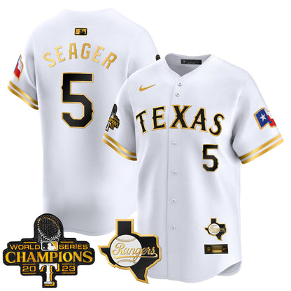 Texas Rangers World Series Champions Vapor Premier Limited Jersey V2 - All Stitched