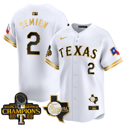 Texas Rangers World Series Champions Vapor Premier Limited Jersey V2 - All Stitched