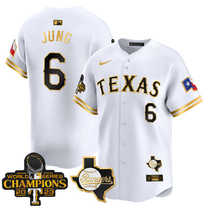 Texas Rangers World Series Champions Vapor Premier Limited Jersey V2 - All Stitched